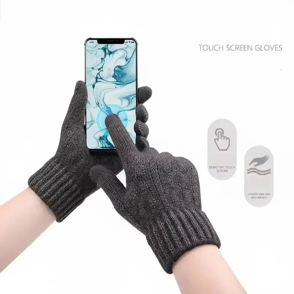 Nordglow Winter Touchscreen Gloves With Velvet Soft Warmth For Smartphones