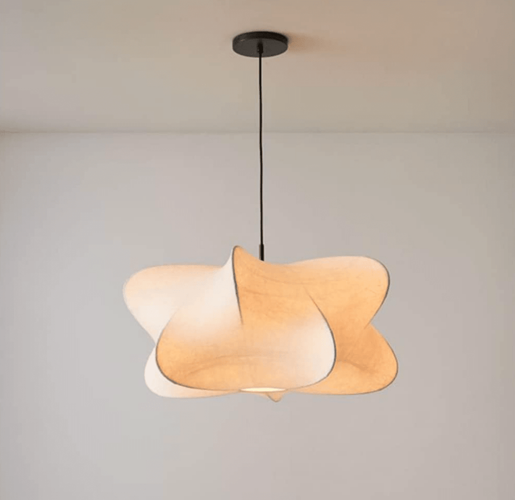 Metal Pendant Light With Irregular Spherical Shade, 12-Inch