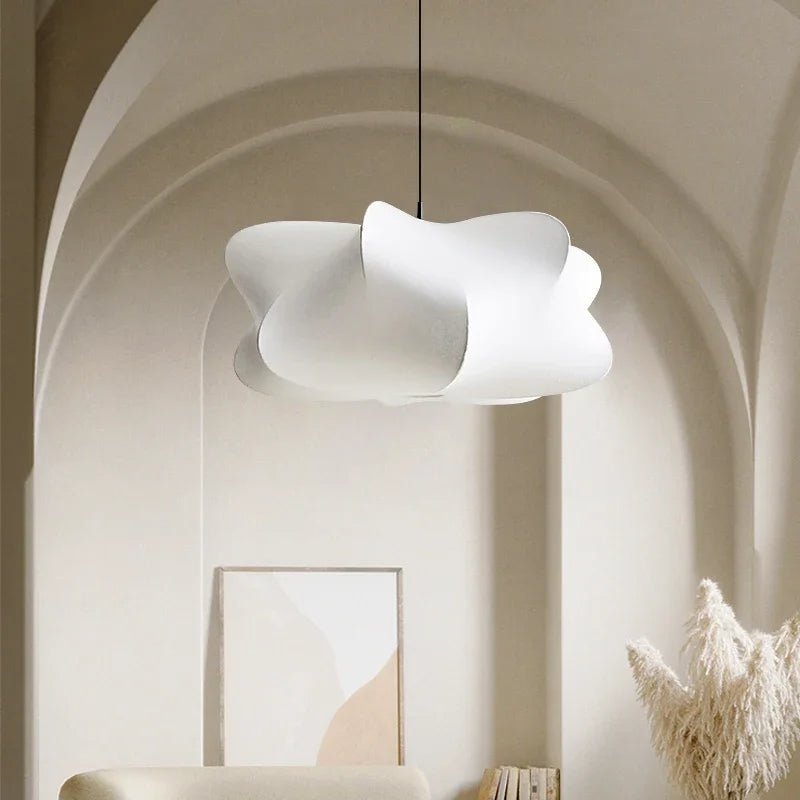 Metal Pendant Light With Irregular Spherical Shade, 12-Inch