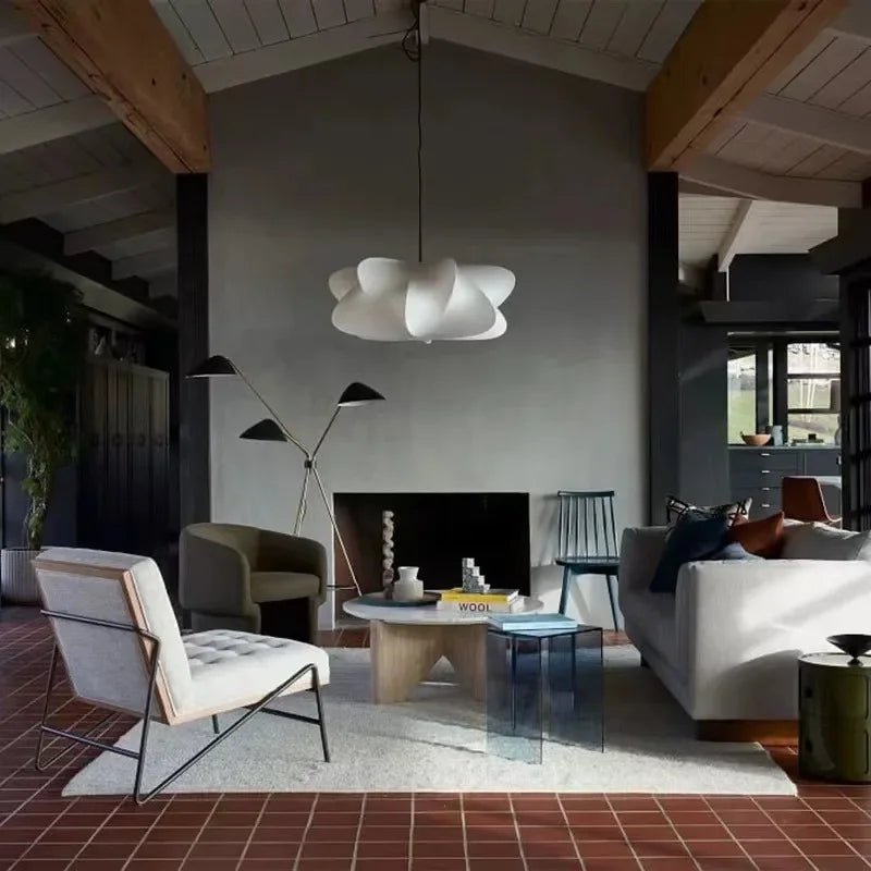 Metal Pendant Light With Irregular Spherical Shade, 12-Inch