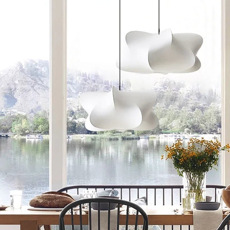 Metal Pendant Light With Irregular Spherical Shade, 12-Inch