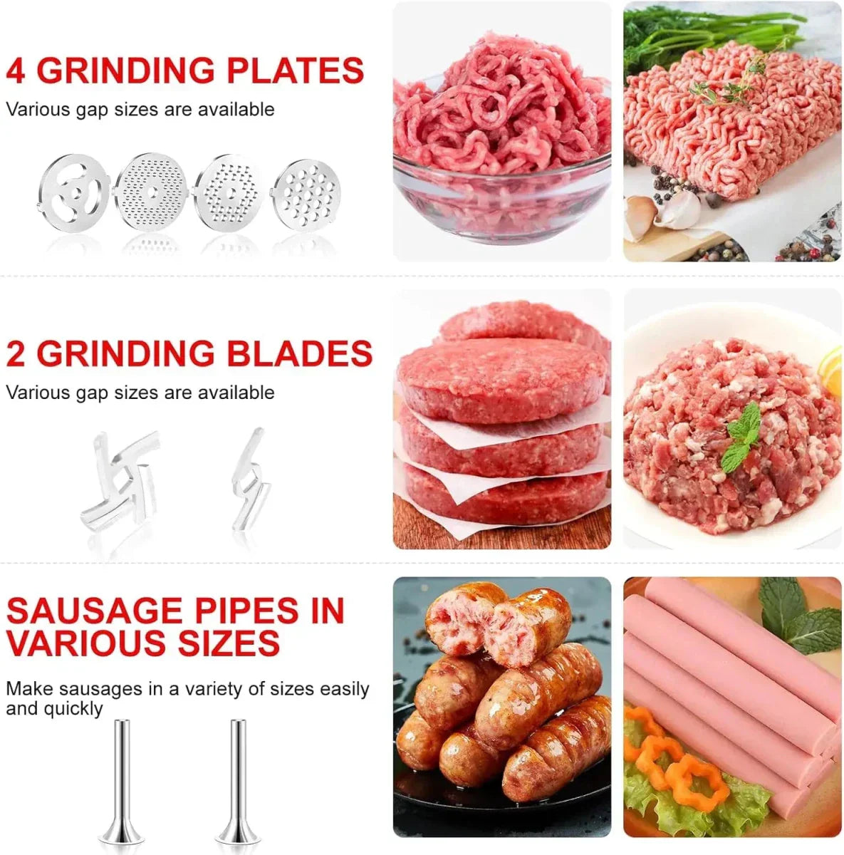 Grindliva Grinder Attachment for KitchenAid and Cuisinart Mixers