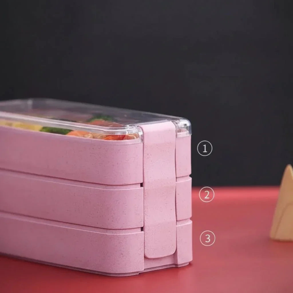 קופסת אוכל למיקרוגל WHEATBOX לילדים ולמשרד בדרכים