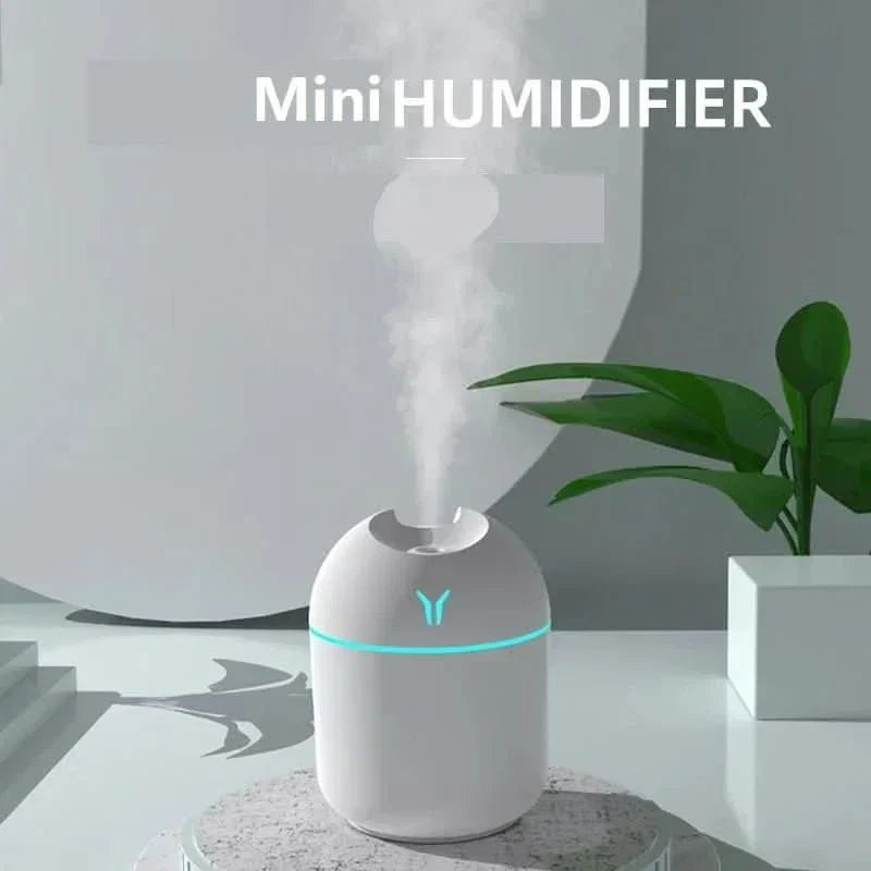 ZenMist 250 USB Mini Humidifier For Bedroom With Aromatherapy Quiet Compact