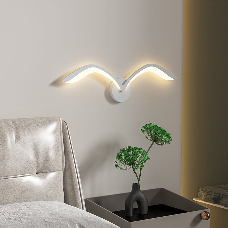 Aplique de Parede em Metal com Uma Luz LED, Estilo Moderno Minimalista