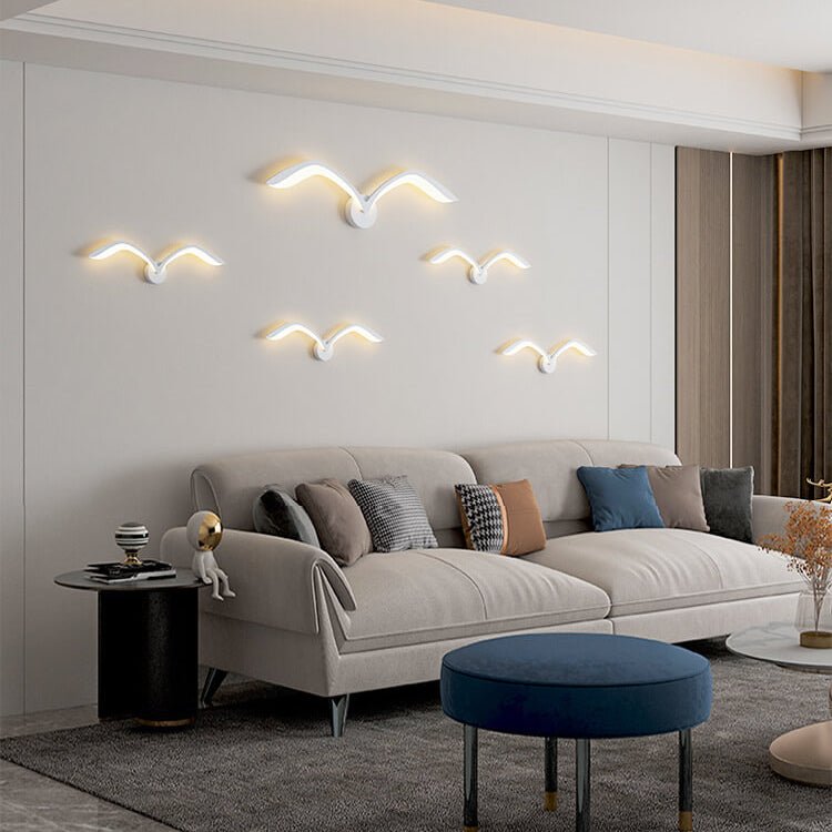 Aplique de Parede em Metal com Uma Luz LED, Estilo Moderno Minimalista
