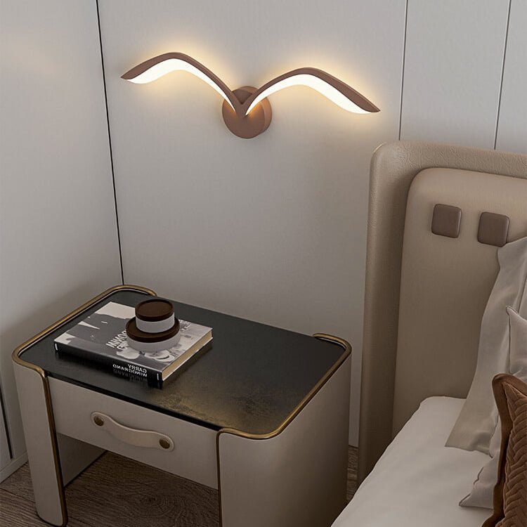 Aplique de Parede em Metal com Uma Luz LED, Estilo Moderno Minimalista