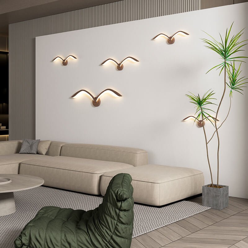 Aplique de Parede em Metal com Uma Luz LED, Estilo Moderno Minimalista