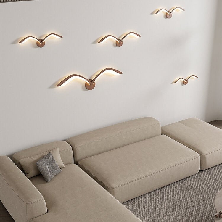 Aplique de Parede em Metal com Uma Luz LED, Estilo Moderno Minimalista