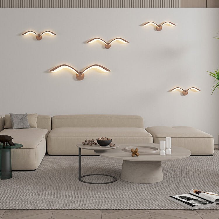 Aplique de Parede em Metal com Uma Luz LED, Estilo Moderno Minimalista