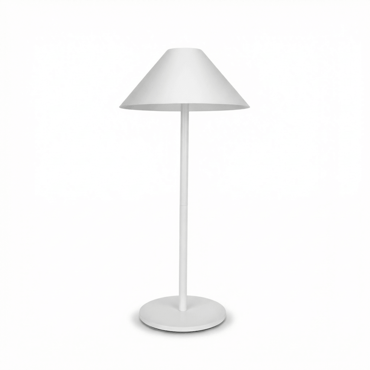 Stolní lampa s LED světlem, kovový podstavec, výška 15 palců, teplé světlo