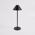 Stolní lampa s LED světlem, kovový podstavec, výška 15 palců, teplé světlo