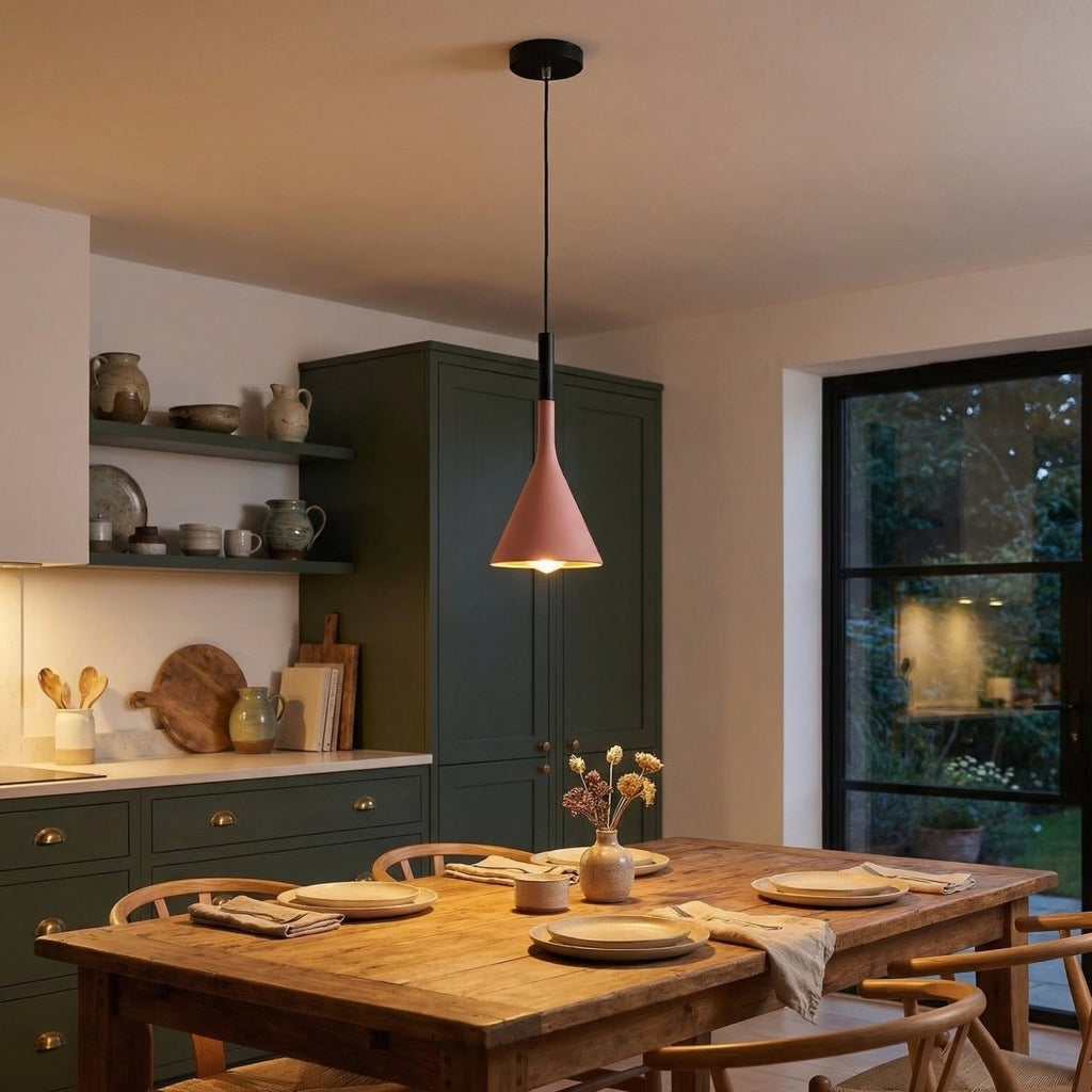 Metalpendel med minimalistisk design, 12 tommer