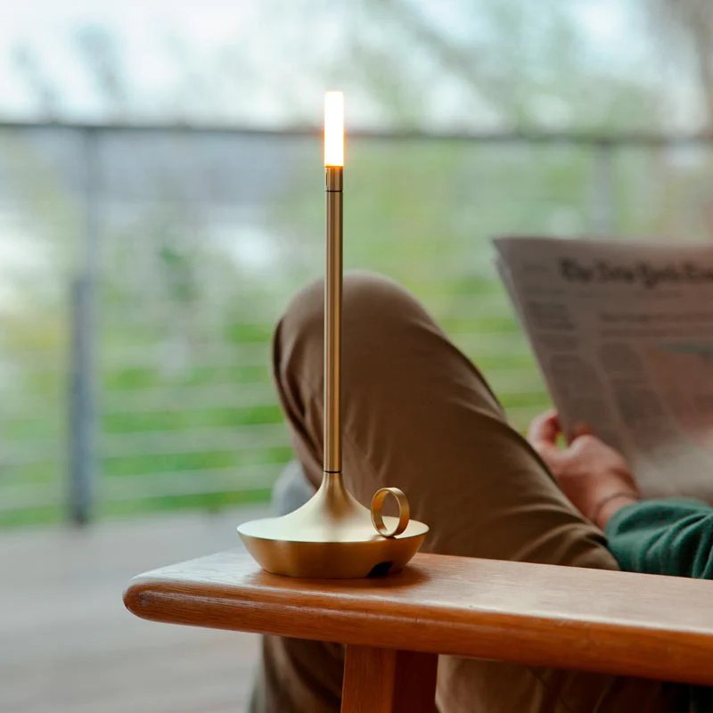 Minimalista LED gyertyalámpa | Újratölthető lánghatású világítás