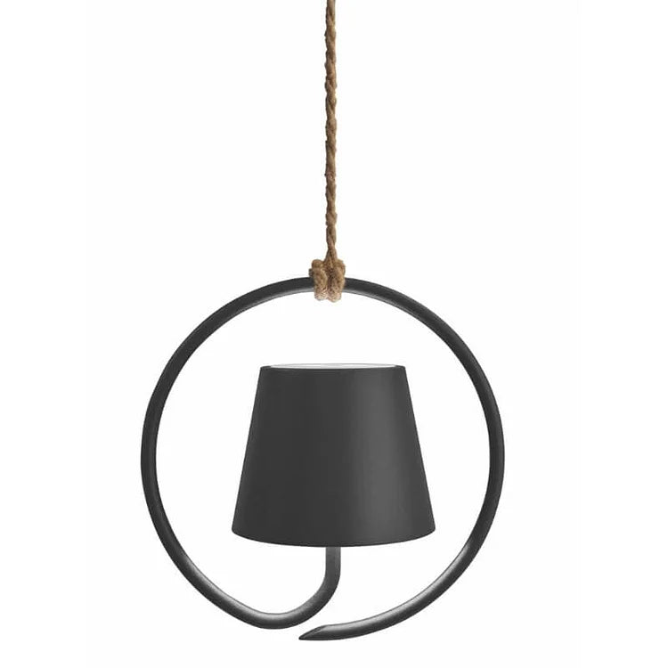 Minimalista LED asztali lámpa ívelt kerettel | Lágy, hangulatos fény