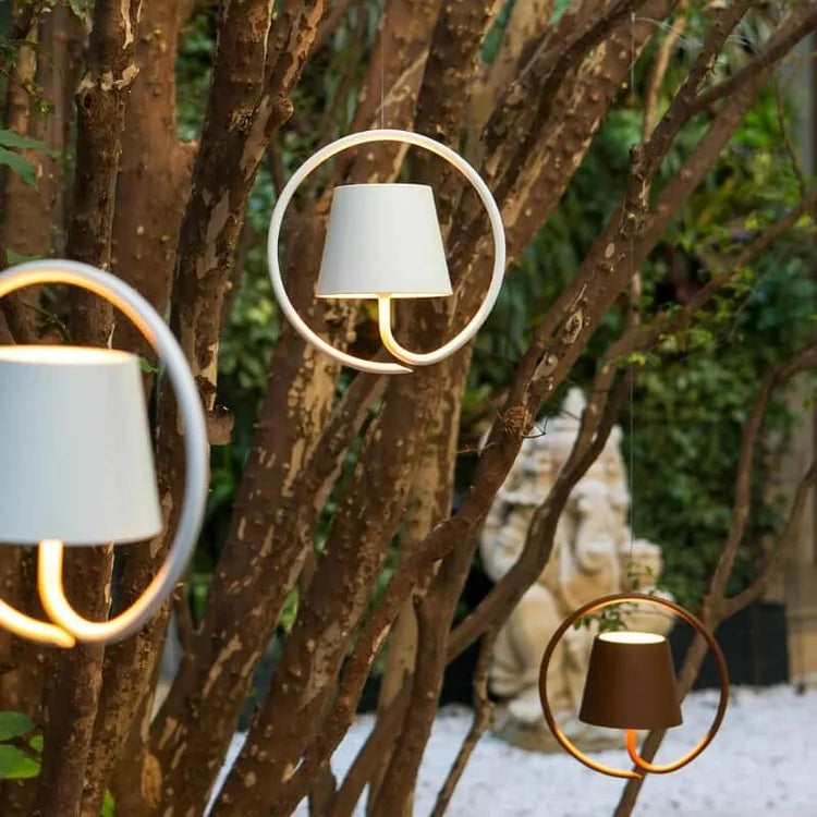 Minimalista LED asztali lámpa ívelt kerettel | Lágy, hangulatos fény