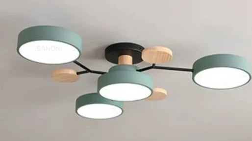 Lumenova samtids taklampe med slank LED-profil