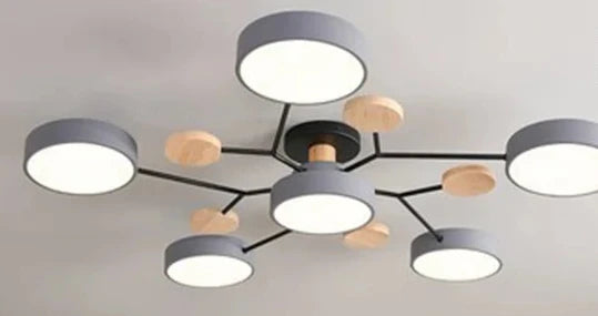 Lumenova samtids taklampe med slank LED-profil