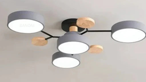 Lumenova samtids taklampe med slank LED-profil