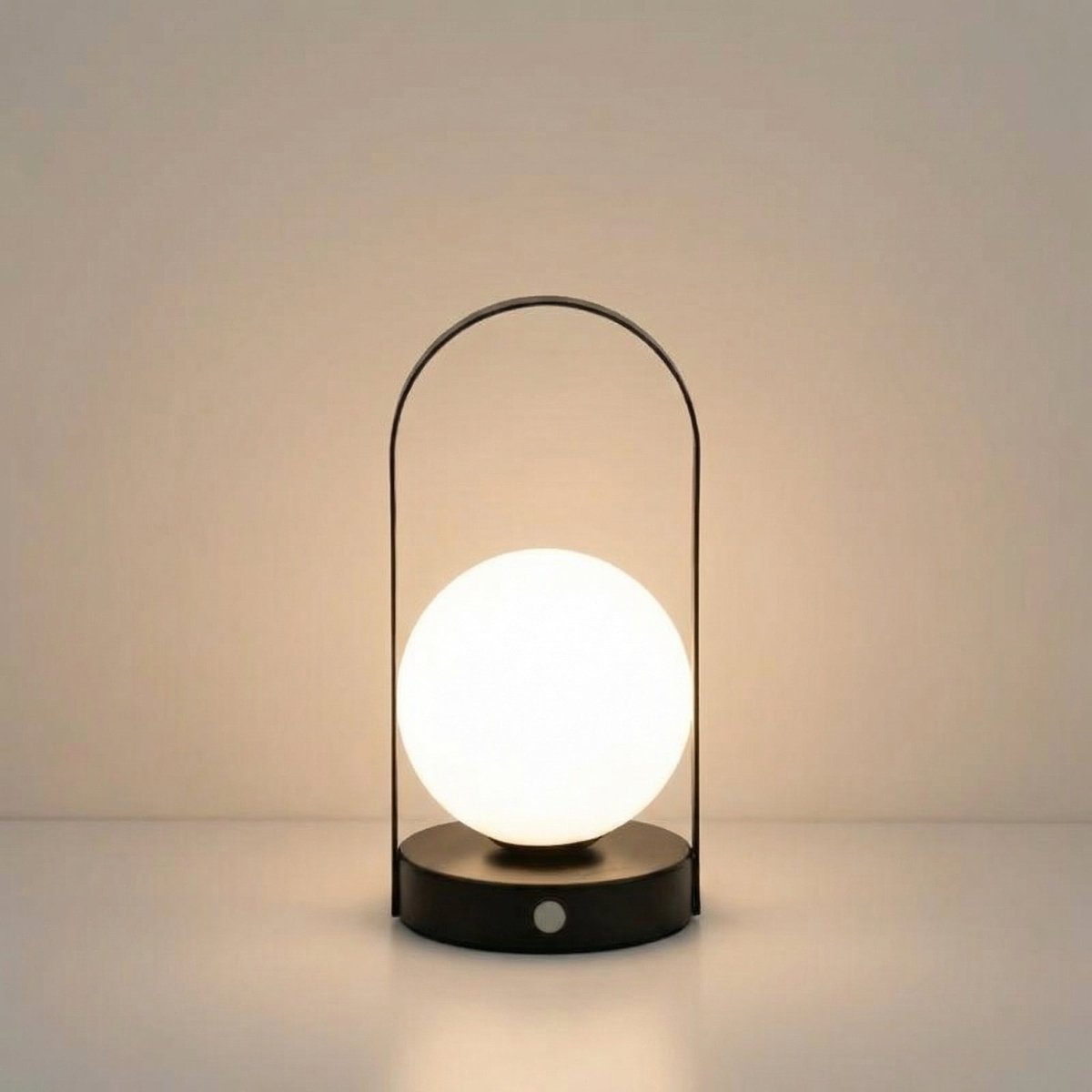 15 Zoll hohe Globus-Lampenschirm-LED-Lampe für Schreibtisch oder Nachttisch