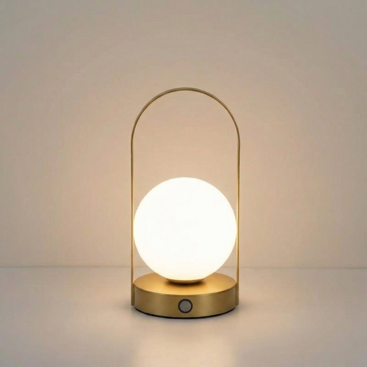 15 Zoll hohe Globus-Lampenschirm-LED-Lampe für Schreibtisch oder Nachttisch