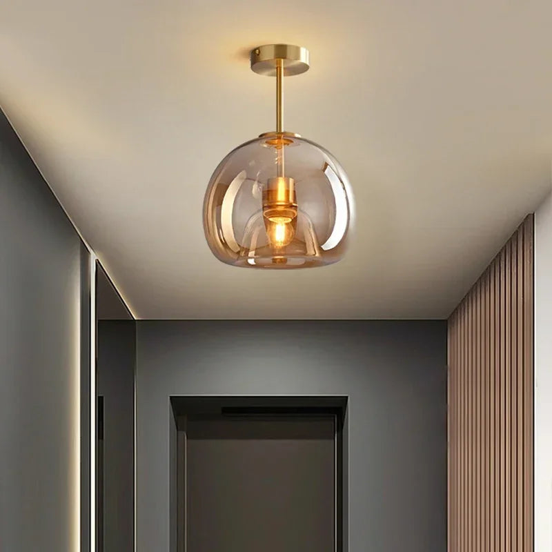 Transparence - Sleek Glass Ceiling Lamp
