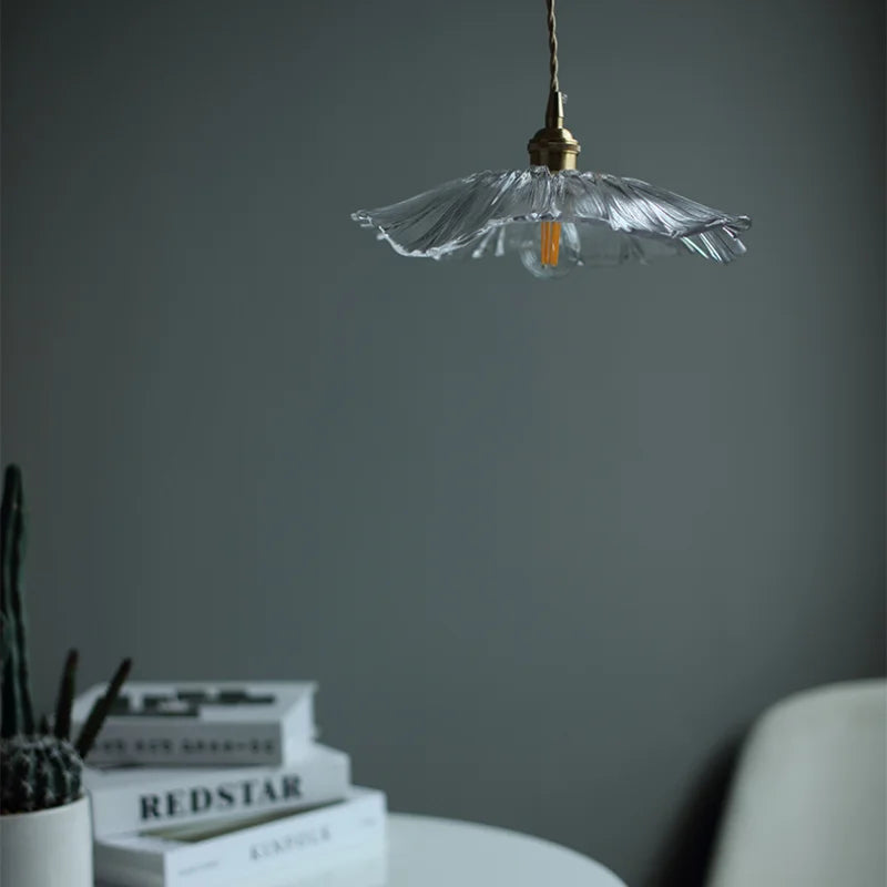 LunaBloom Modern Floral Pendant Light For Living Room