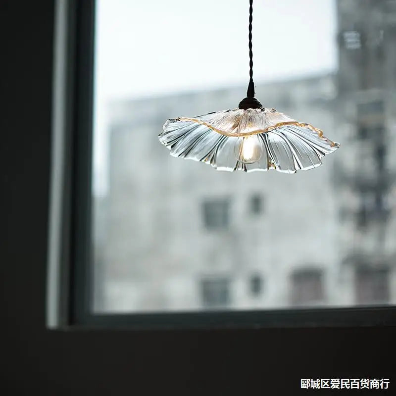 LunaBloom Modern Floral Pendant Light For Living Room