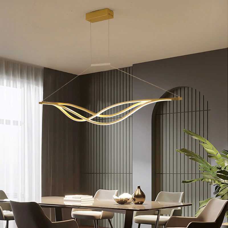 LumiArc Candeeiro Suspenso LED Curvo | Orntli