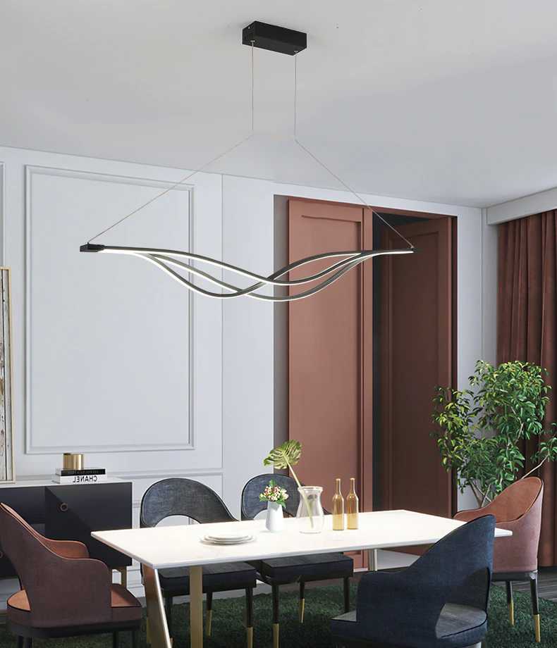LumiArc Candeeiro Suspenso LED Curvo | Orntli