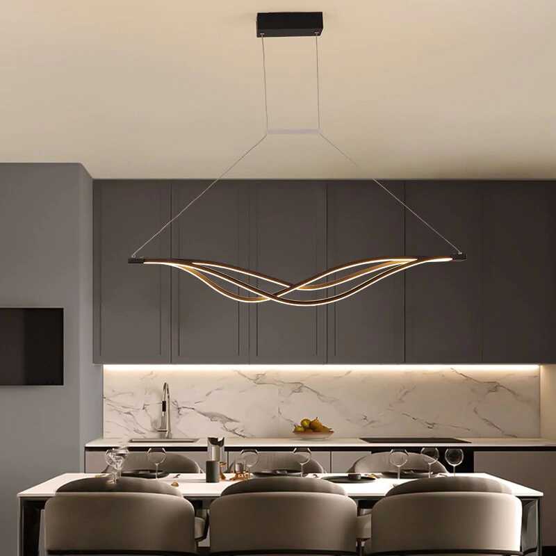 LumiArc Candeeiro Suspenso LED Curvo | Orntli