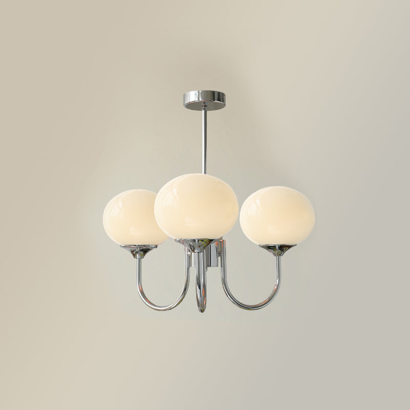 Aurielle 3 Or 5 Light Ceiling Fixture Gold With Pink Shades