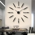 Modern Acrylic Wall Clock | Large Mirror Finish Design for Elegant Home Decor 3