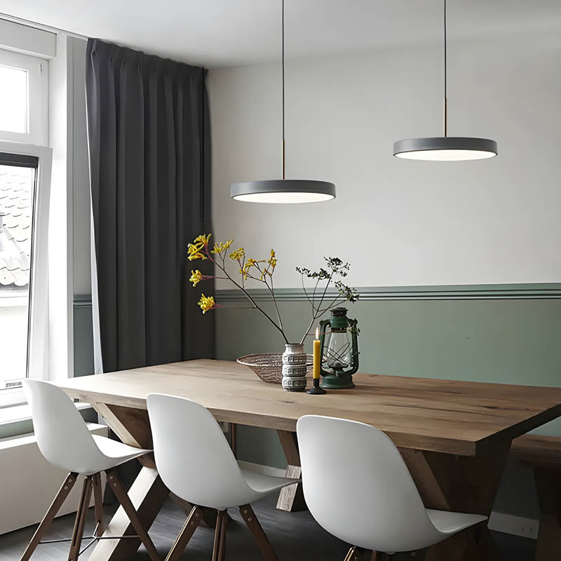 Kirrea Aluminum Pendant Light With Adjustable Acrylic Shade