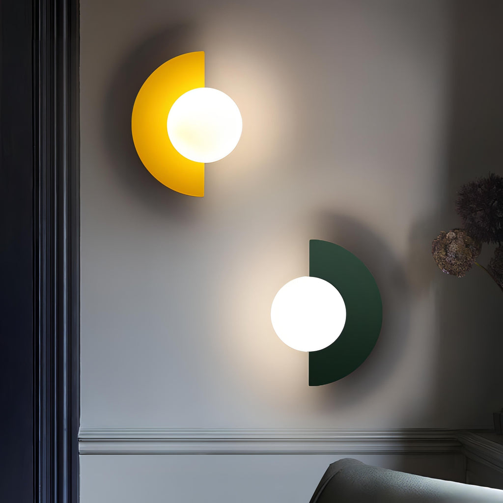 Novara Semicircular Wall Light | Orntli