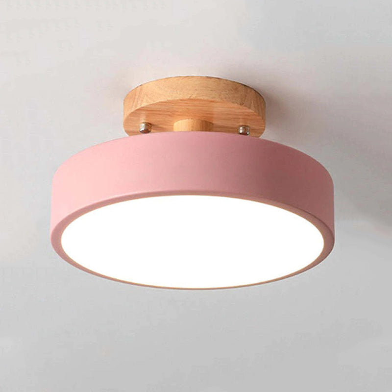 Modern fa LED mennyezeti lámpa | Természetes meleg elegancia