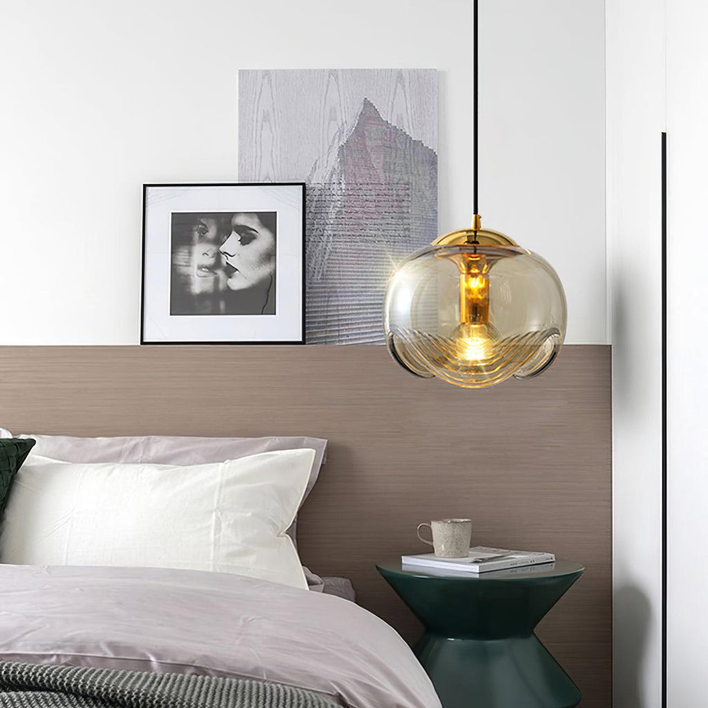 Wavique Bølge Pendellampe med LED-belysning for Moderne Hjem