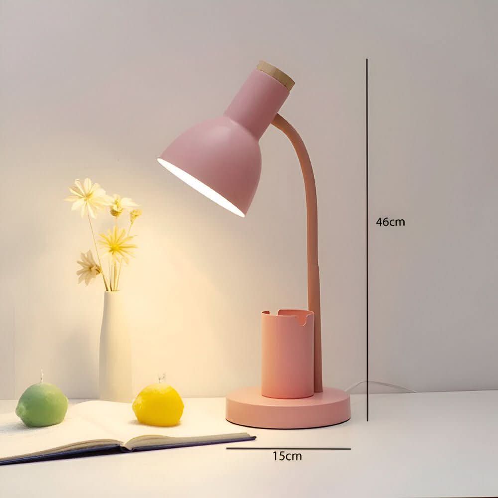 LumaNest LED skrivebordslampe med pennholder 3 fargemoduser for studenter