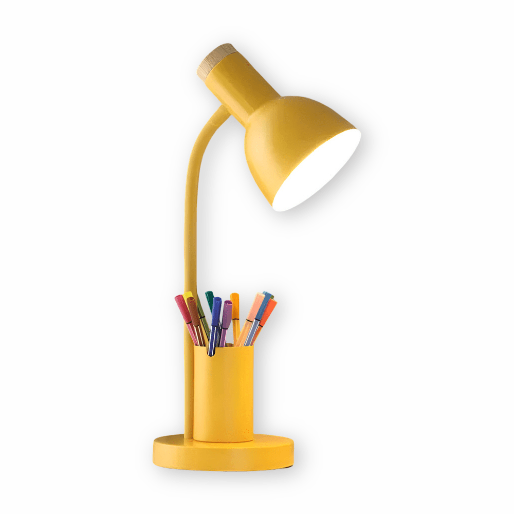 LumaNest LED skrivebordslampe med pennholder 3 fargemoduser for studenter