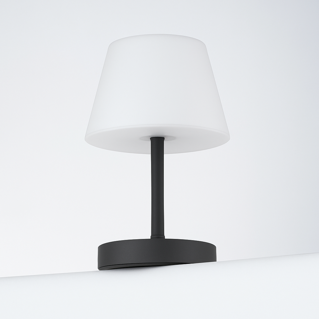 Candeeiro de Mesa LED LumaNova Iluminação Minimalista para Casa