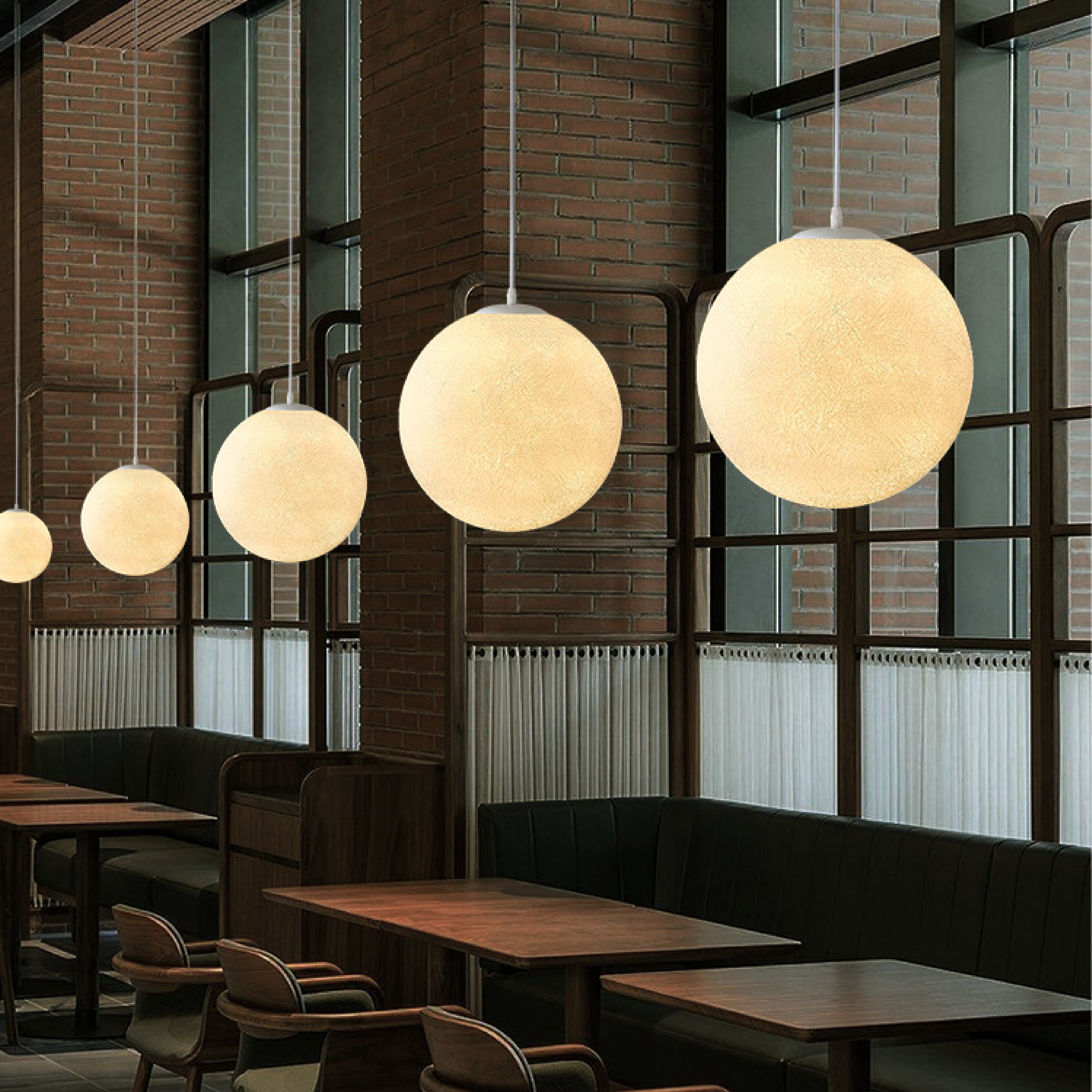 Lunara | Lampa wisząca z motywem księżyca | Orntli