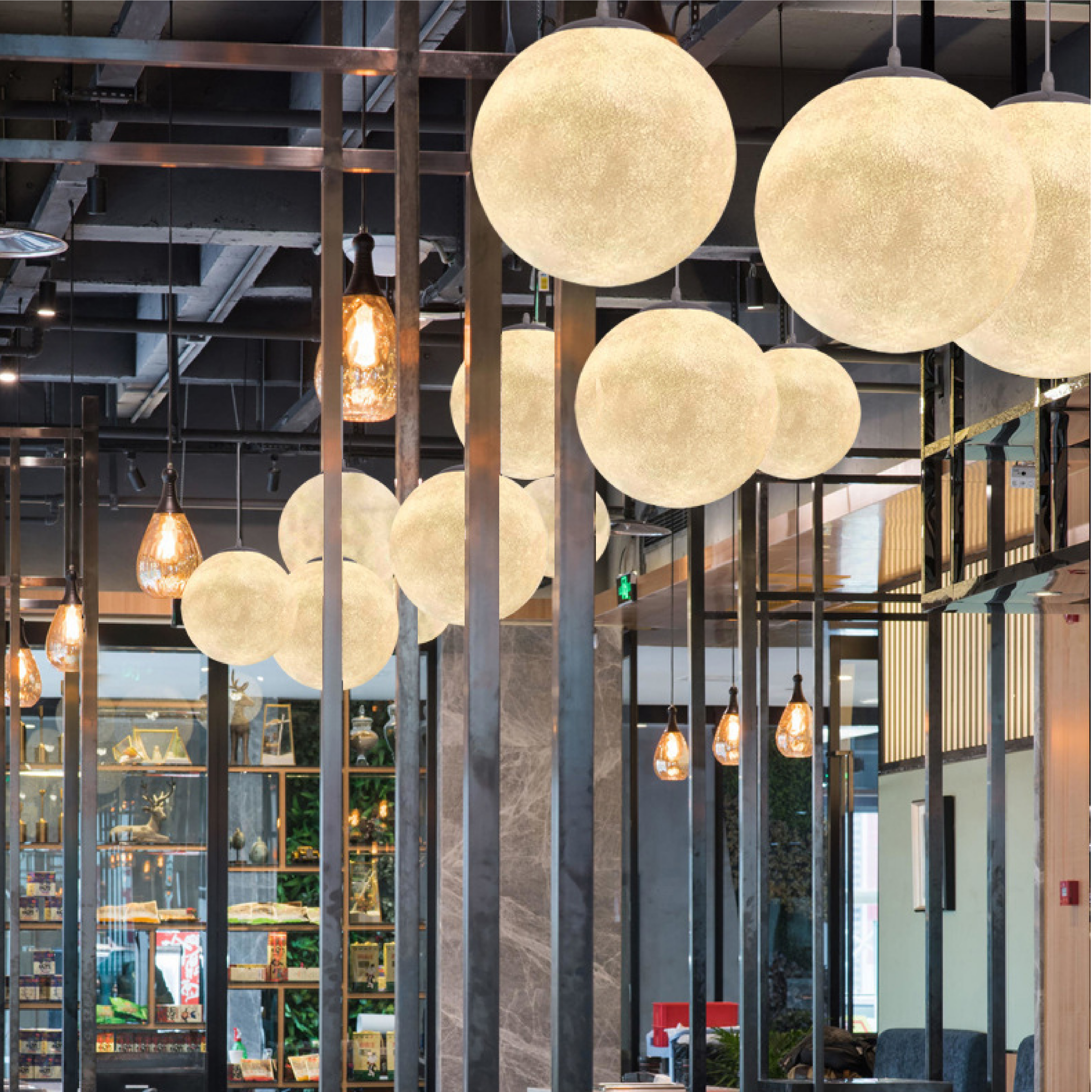 Lunara | Lampa wisząca z motywem księżyca | Orntli