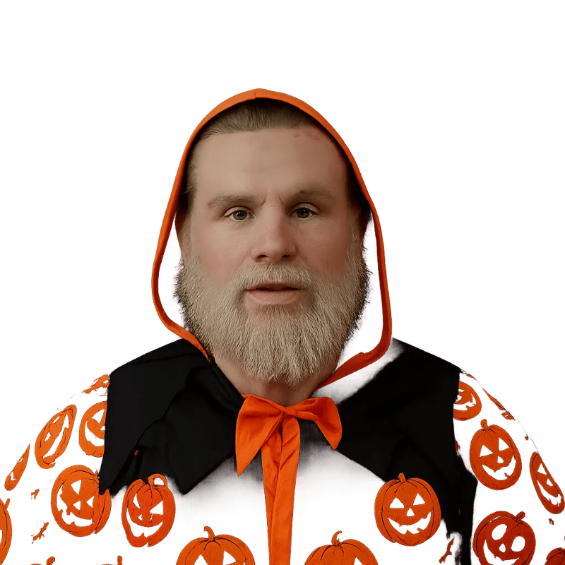 NovaMask håndvaskbar lateksmaske for Halloween-karaktertransformasjon