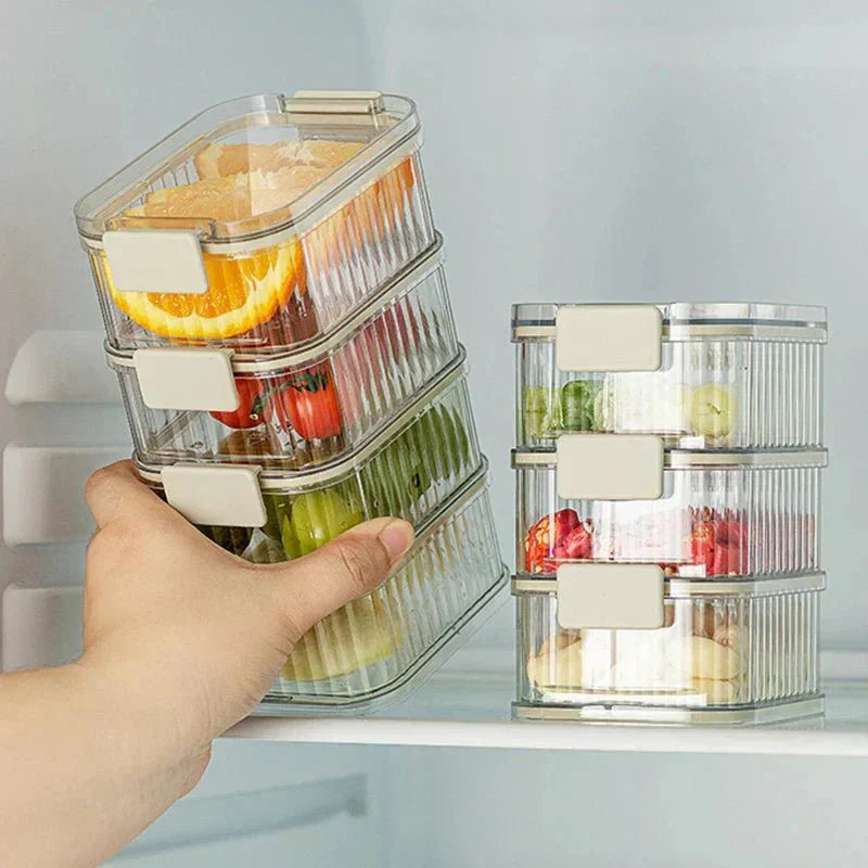 Stackable Multilayer Spice Containers for Freshness Home Cooks by AromaGuard