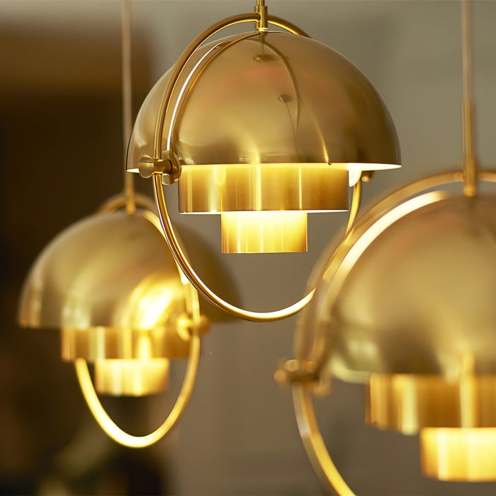 Velyra Nordic Pendant Lamp with Stacked Shades by Orntli