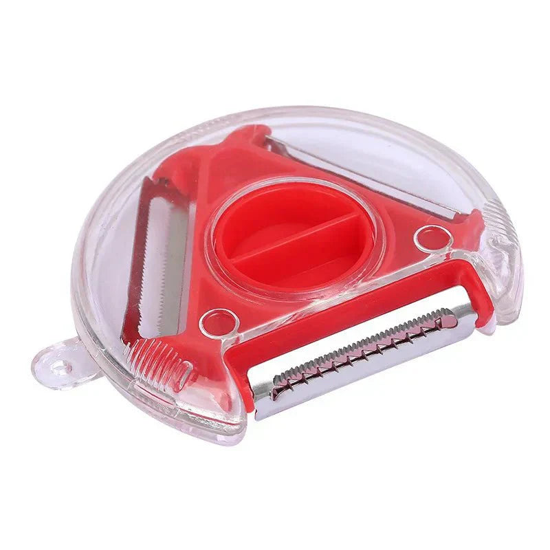 Peelpro קולפן מטבח 3 ב-1 עם להבים מפלדת אל חלד ומסיר עיניים