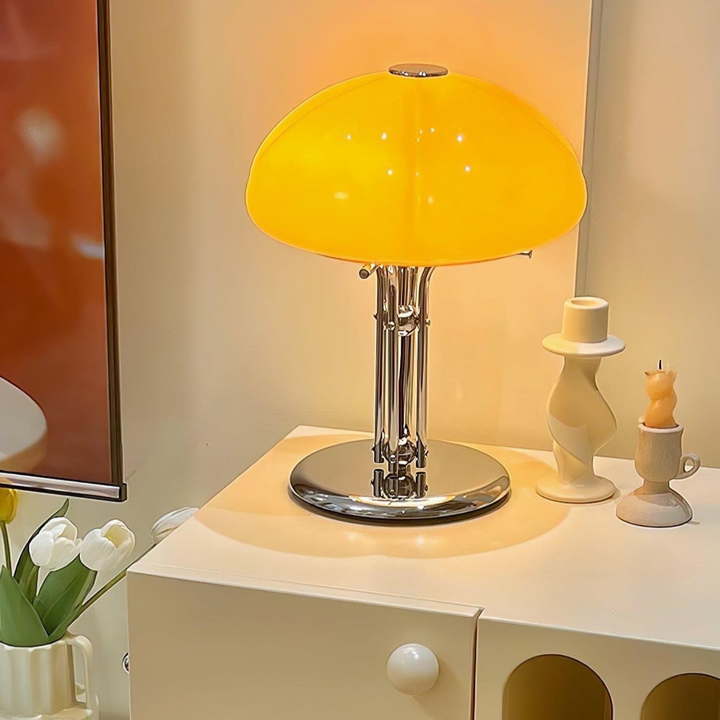 Pilz-Tischlampe im Bauhaus-Stil | Orntli