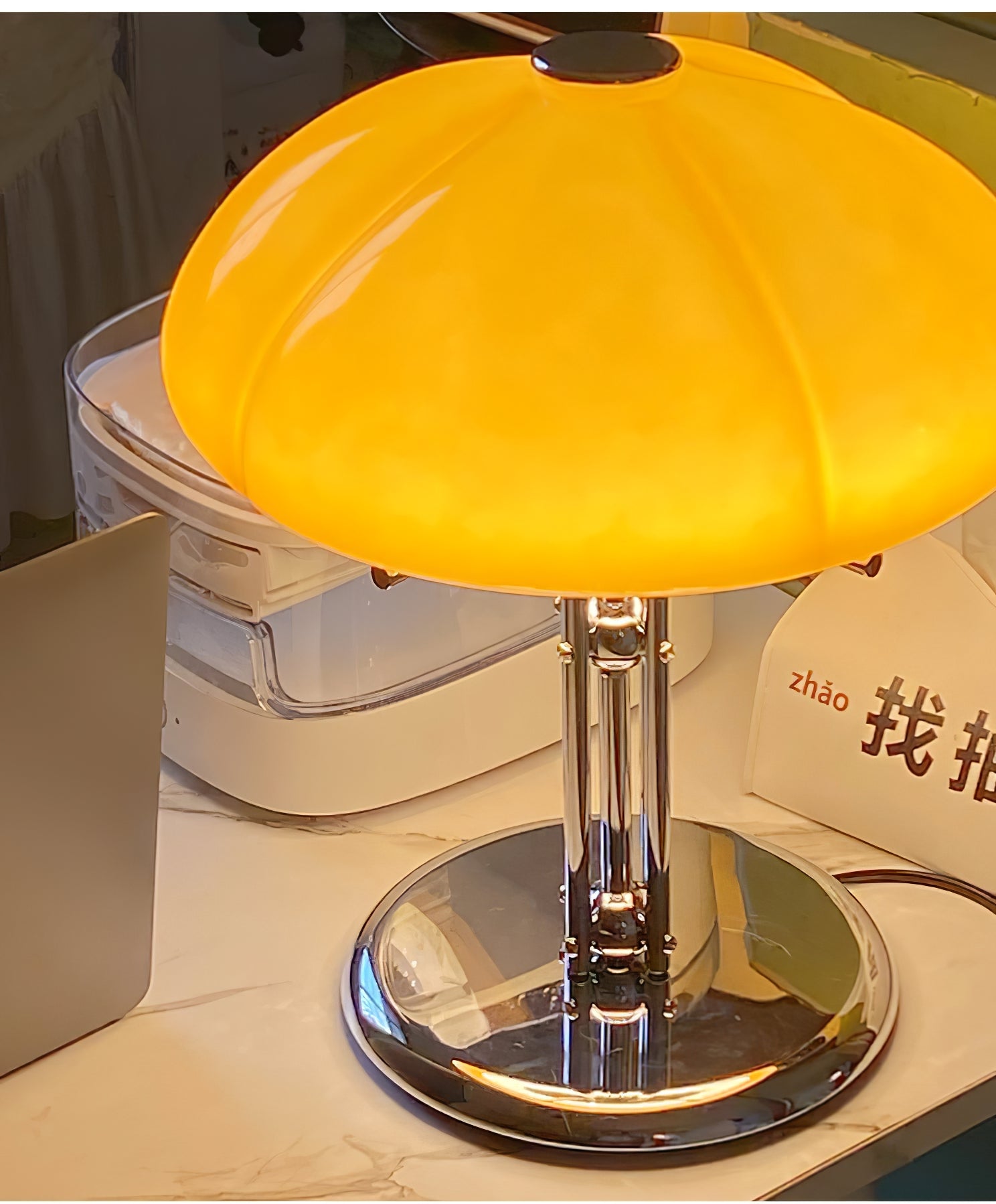 Pilz-Tischlampe im Bauhaus-Stil | Orntli