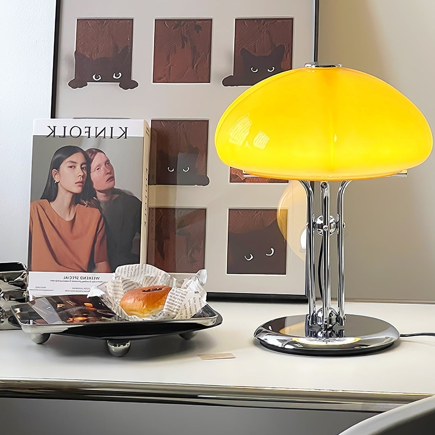 Pilz-Tischlampe im Bauhaus-Stil | Orntli