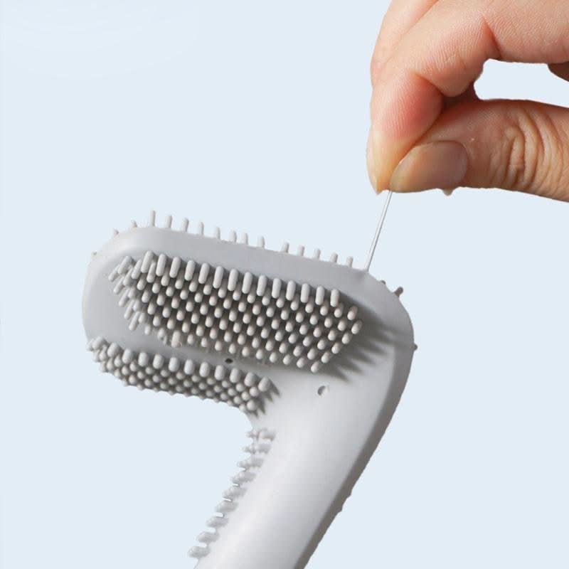 TriSmart Triangle Bathroom Brush For Hygienic, Precise Corner Cleaning In Busy Homes